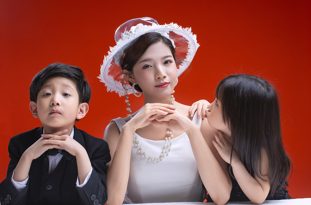 蓝鲸儿童摄影|全家福亲子照拍摄