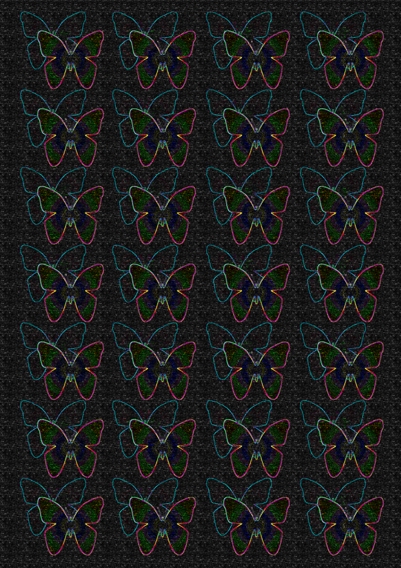 设计也是大排档odk monkey标签连续图案平面蝴蝶装饰作品信息创作时间