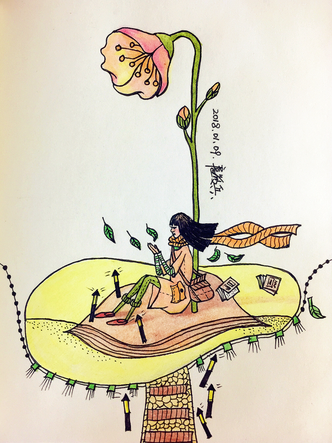 一叶扁舟•乘风远航（图ZMTAyMzM1Njc2） - 绘本 - 站酷设计师清清湖畔原创素材 - 站酷ZCOOL