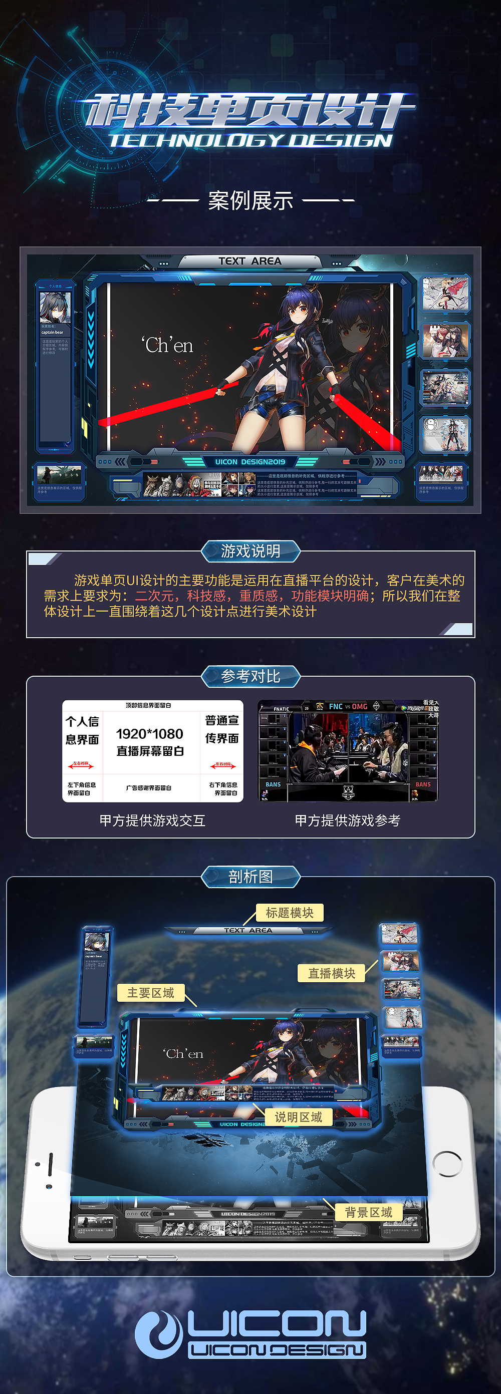 科技单页游戏设计（图ZMjQ4NTEyNzg4） - 游戏原画 - 站酷设计师uicon原创素材 - 站酷ZCOOL