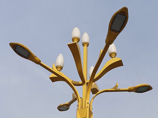 万达商业街文化路灯组合灯景观灯世博光电生产定制厂家