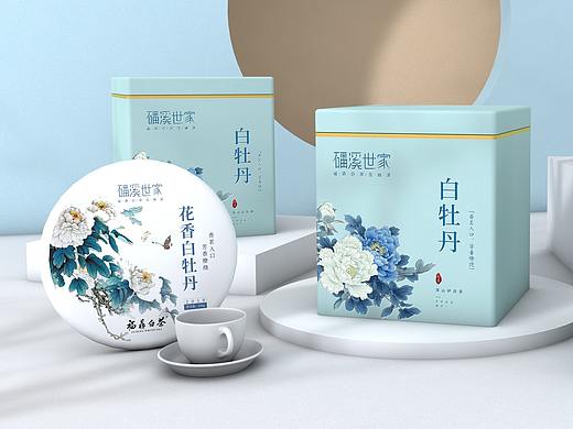 白茶包装铁桶包装盒茶叶盒白牡丹寿眉饼茶金属铁皮方盒