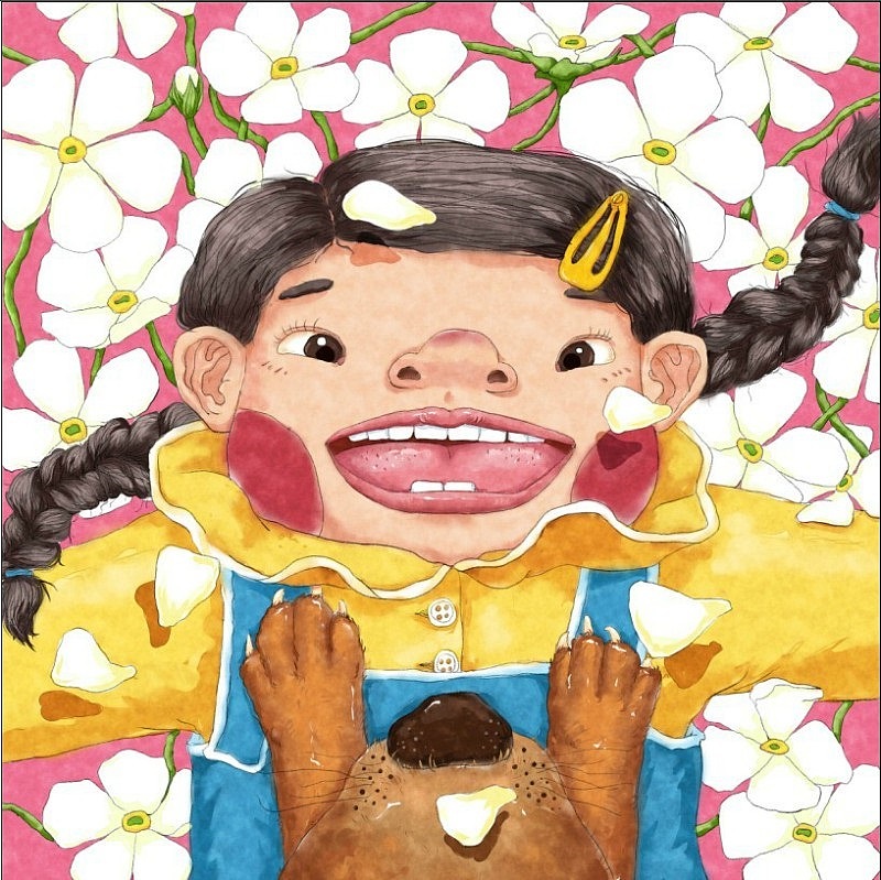 《对方》（图ZMTA2NDMzNzY=） - 儿童插画 - 站酷设计师花椿原创素材 - 站酷ZCOOL