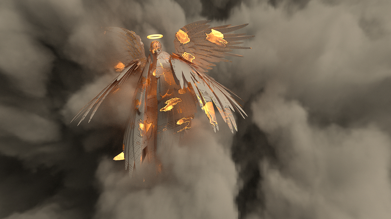 《三大天使》C4D作品