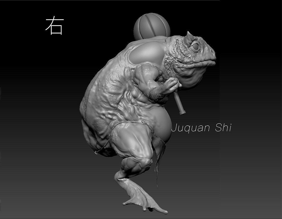 举着锤子的青蛙李大嘴，“妈，我旅行回来了”（图ZMTA0MTg4MzY4） - 人物/生物 - 站酷设计师Jiaoqing原创素材 - 站酷ZCOOL