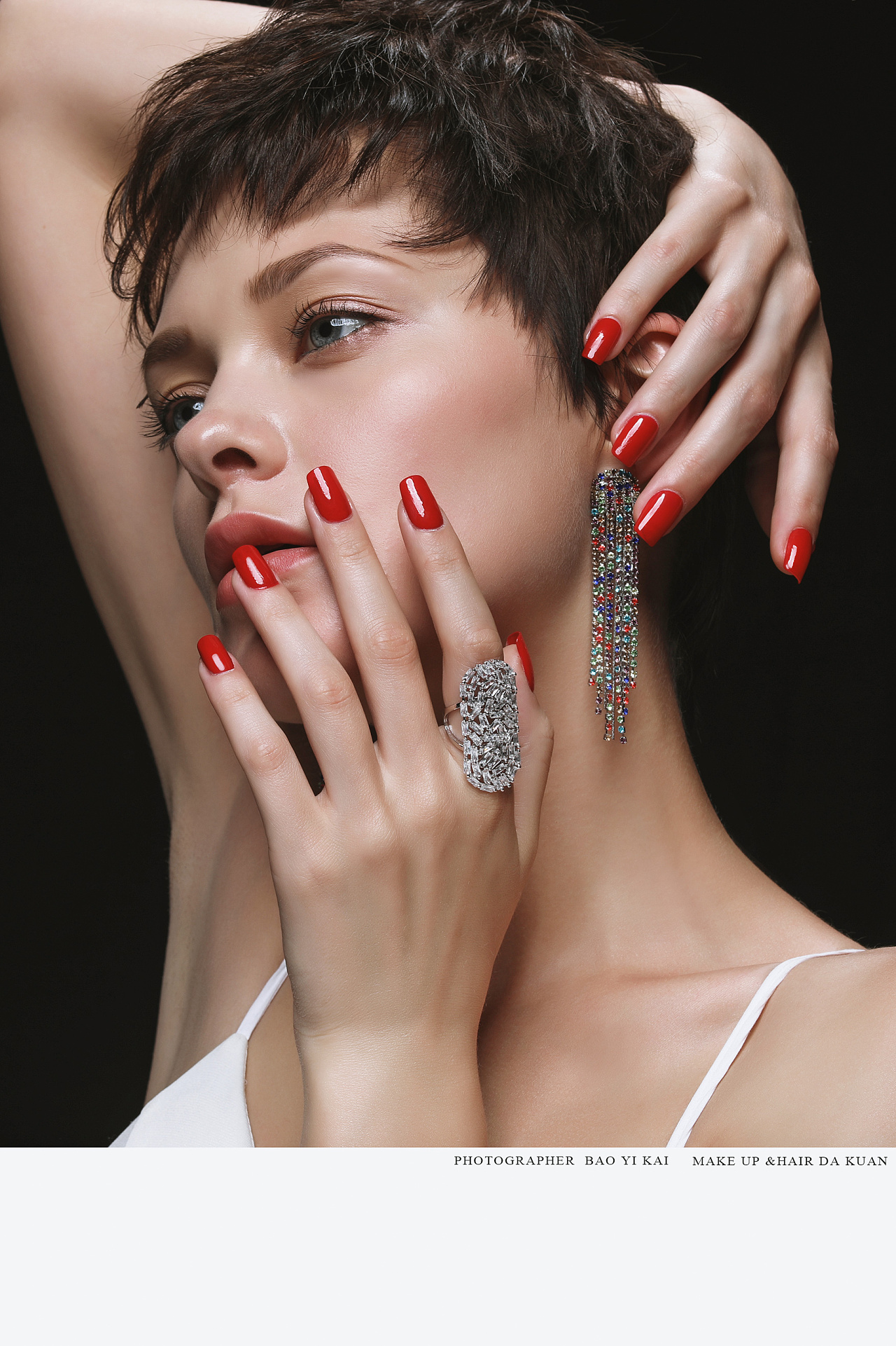 指甲油模特拍摄