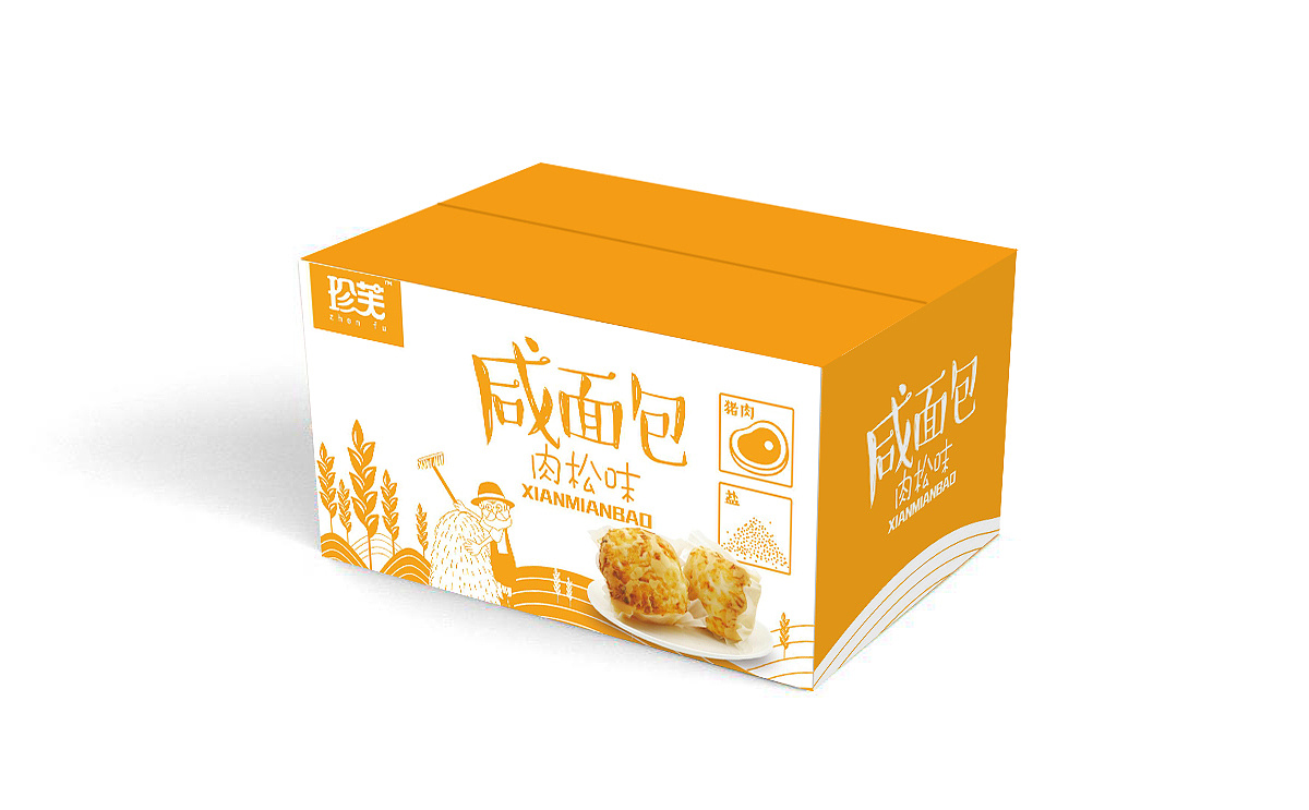 面包外箱设计|平面|包装|仙人有刺 - 原创作品 - 站酷 (zcool)