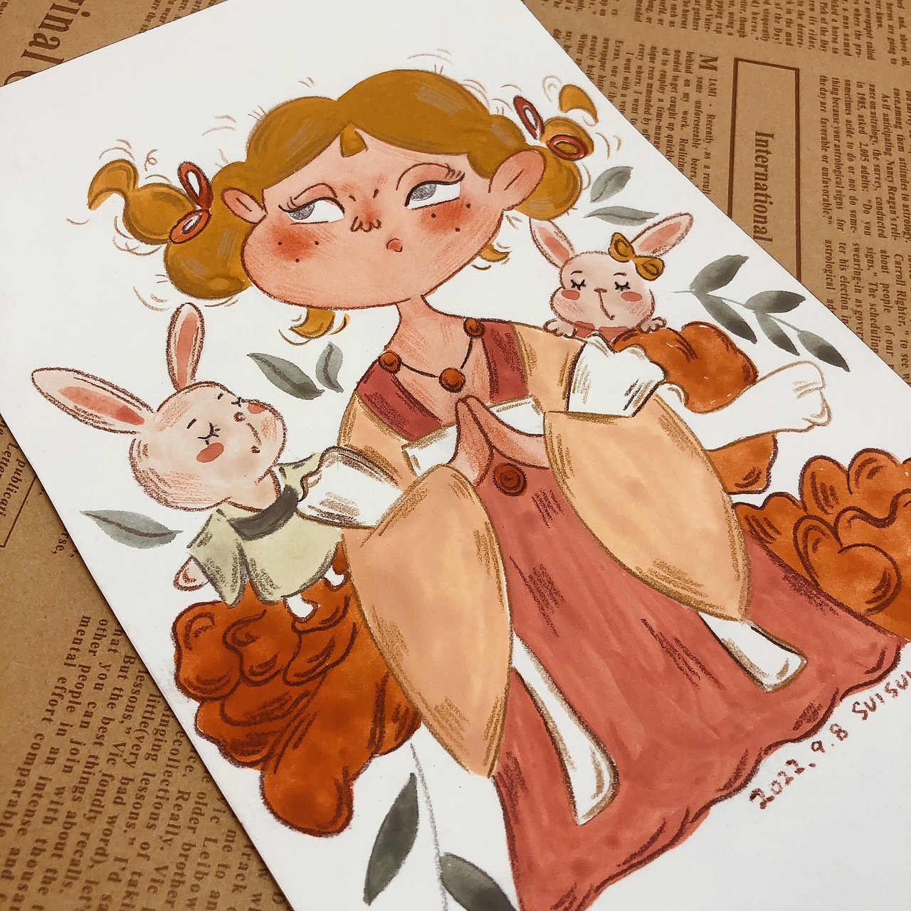 原创 |中秋 |综合材料