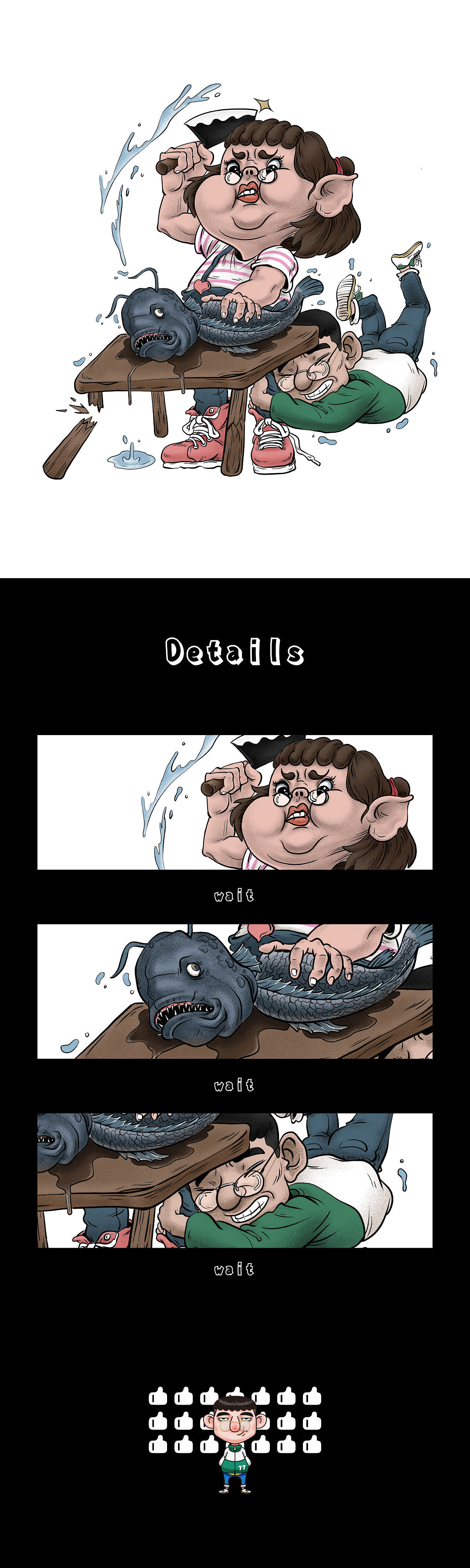 刀下留鱼！（图ZMTQ4MTI3MzEy） - 创作习作 - 站酷设计师陈厚植原创素材 - 站酷ZCOOL