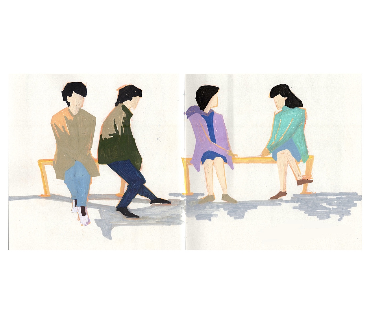 [总结]2020年手绘合集（图ZMjM4NDI4MzI0） - 艺术插画 - 站酷设计师小只XIAOZHI原创素材 - 站酷ZCOOL