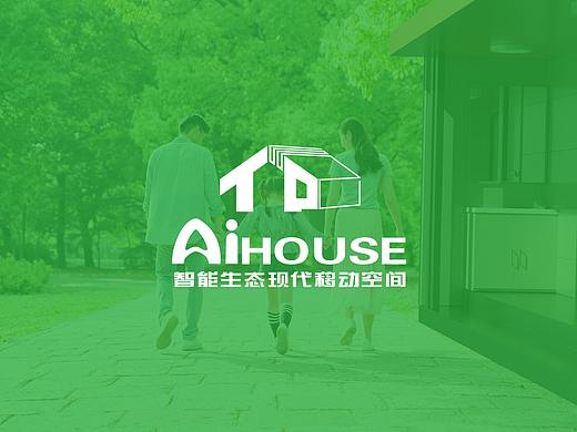 智能房屋概念房屋的一款LOGO