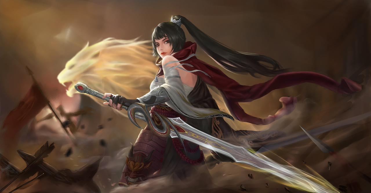 王者荣耀花木兰同人