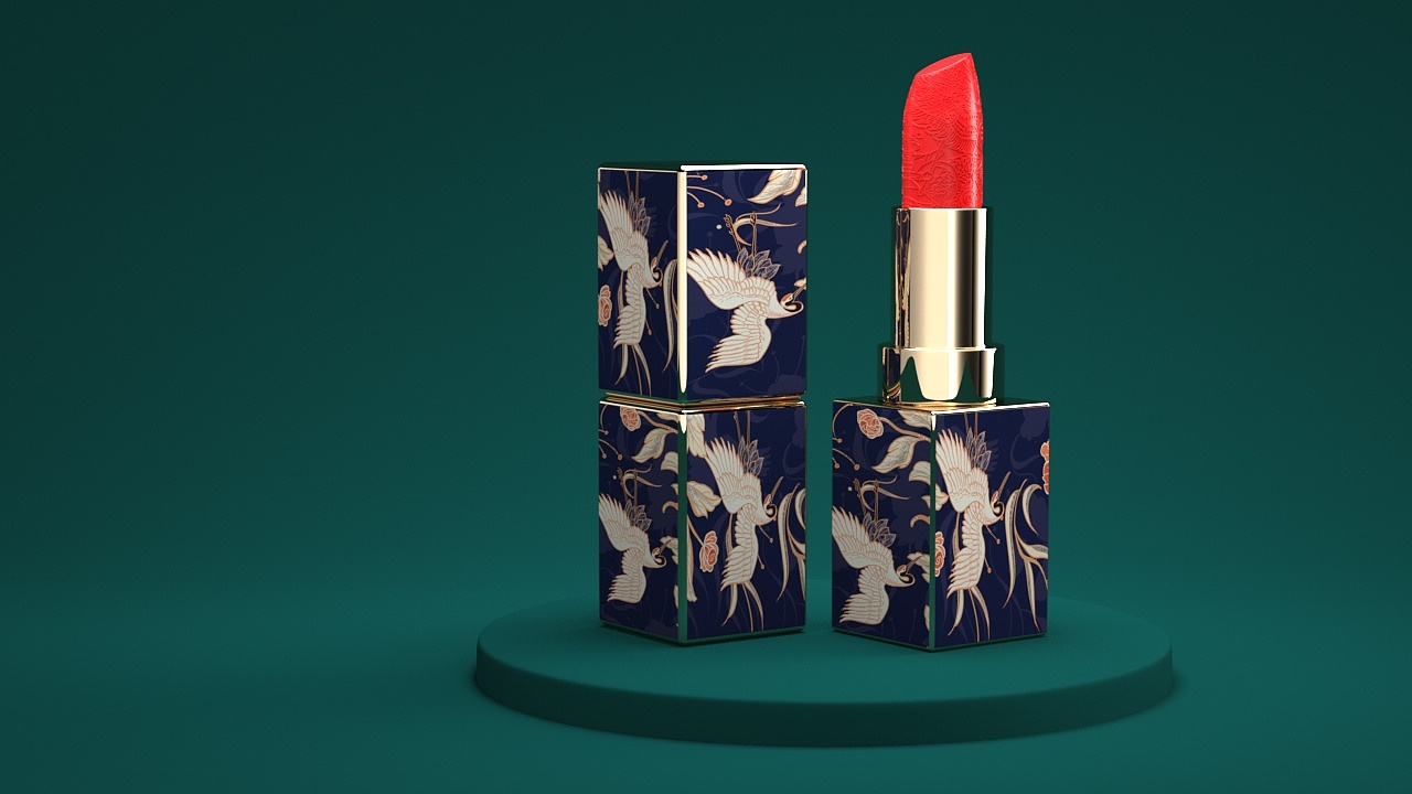 中国风 国货 美妆 化妆品 口红