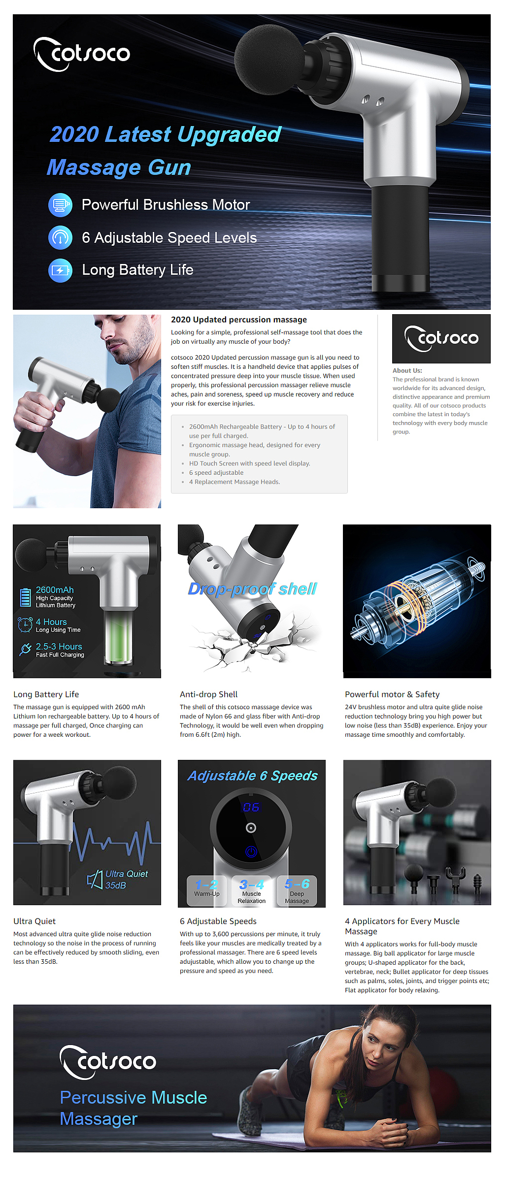 亚马逊按摩枪Massage Gun建模渲染