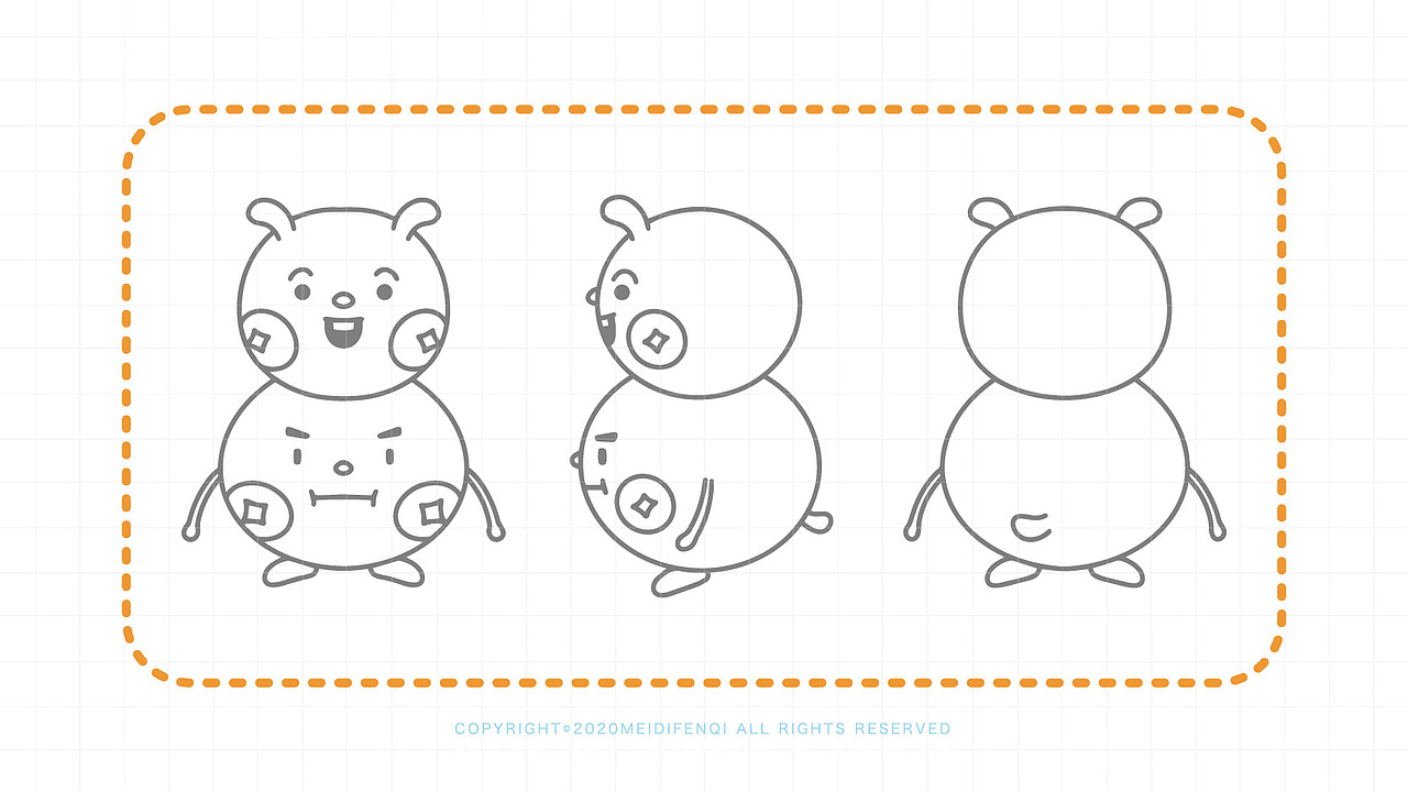 美的分期IP设定-小分&小柒（图ZMjIyMDc3OTY4） - 商业插画 - 站酷设计师噶噶Gavin原创素材 - 站酷ZCOOL