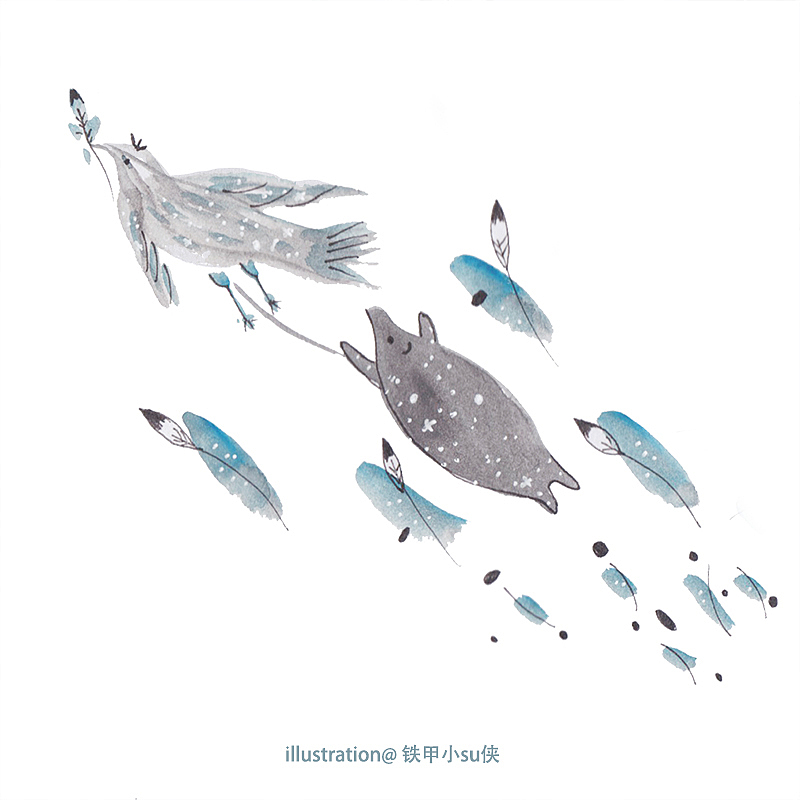 小貘系列创作 - 旅程（图ZOTYwMTMwNzI=） - 艺术插画 - 站酷设计师铁甲小su侠_原创素材 - 站酷ZCOOL