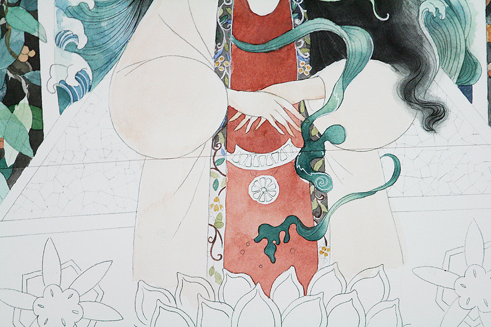 海洋遐想（图ZMTQ0NzAwNzQ4） - 商业插画 - 站酷设计师Mrs_Candy田原创素材 - 站酷ZCOOL