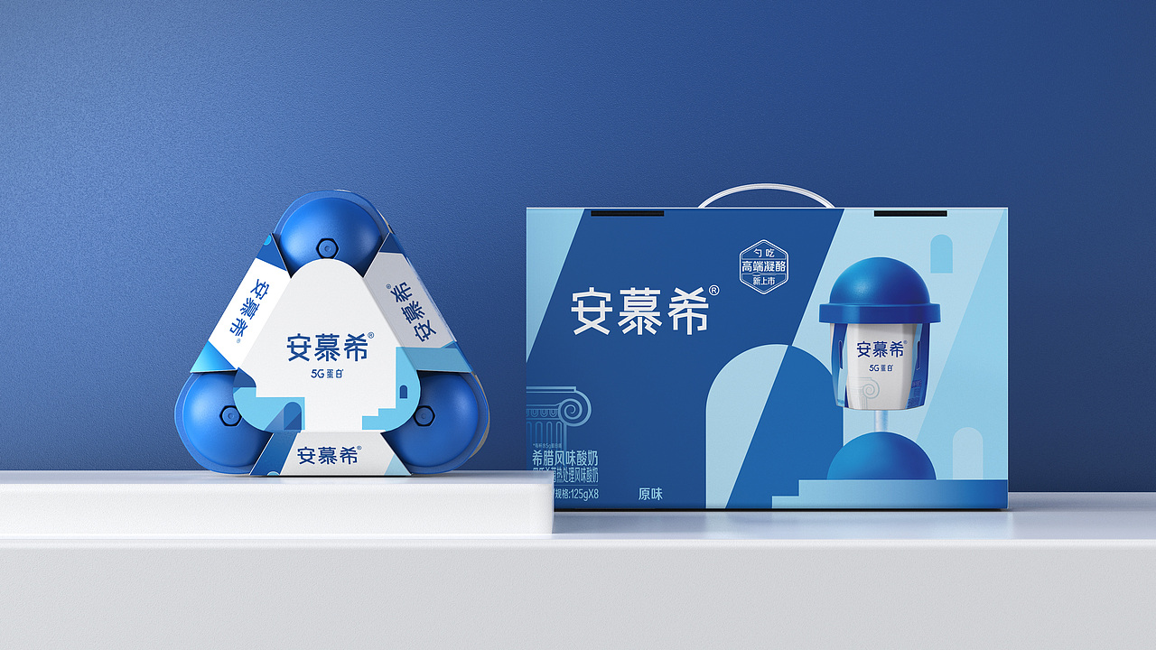 安慕希x热浪 | 安慕希5G蛋白勺吃酸奶“反倒有型”（图ZMjY2NTkyMDky） - 包装 - 站酷设计师热浪设计创新原创素材 - 站酷ZCOOL