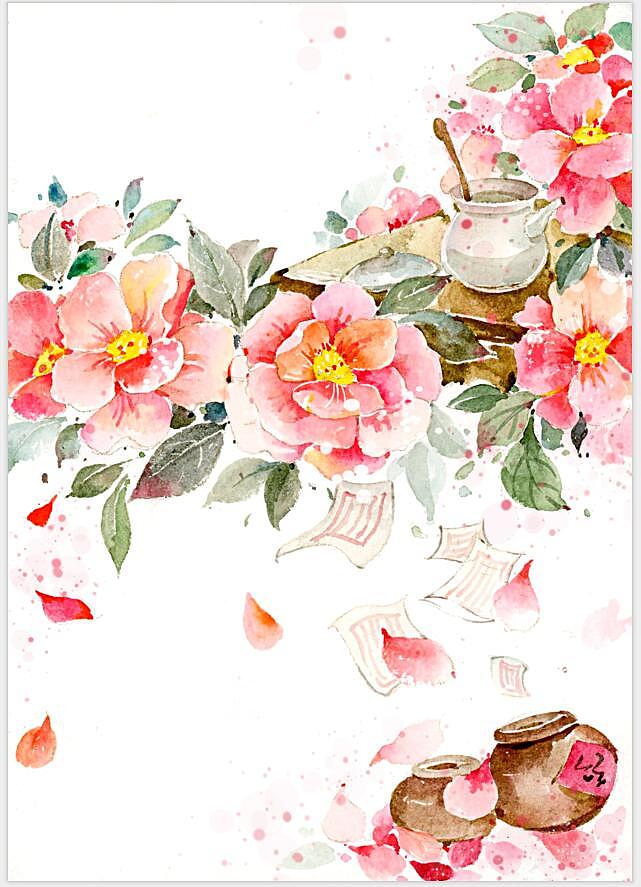 古风插画（图ZNTU1MjQ1Mjg=） - 商业插画 - 站酷设计师鸿飛插画原创素材 - 站酷ZCOOL