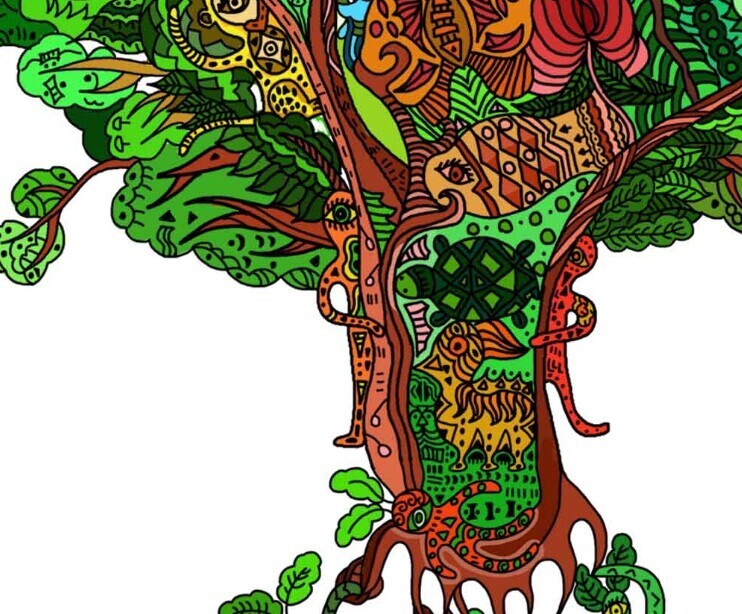 大树|插画|插画习作|荣儿茜r - 原创作品 - 站酷 (zcool)