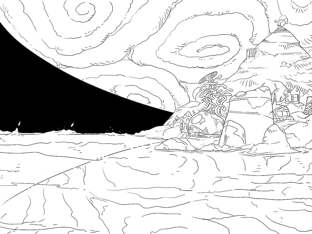 异星系列-其他奇观的一瞥（图ZMTkwMjk0NzU2） - 绘本 - 站酷设计师kuro苦肉原创素材 - 站酷ZCOOL