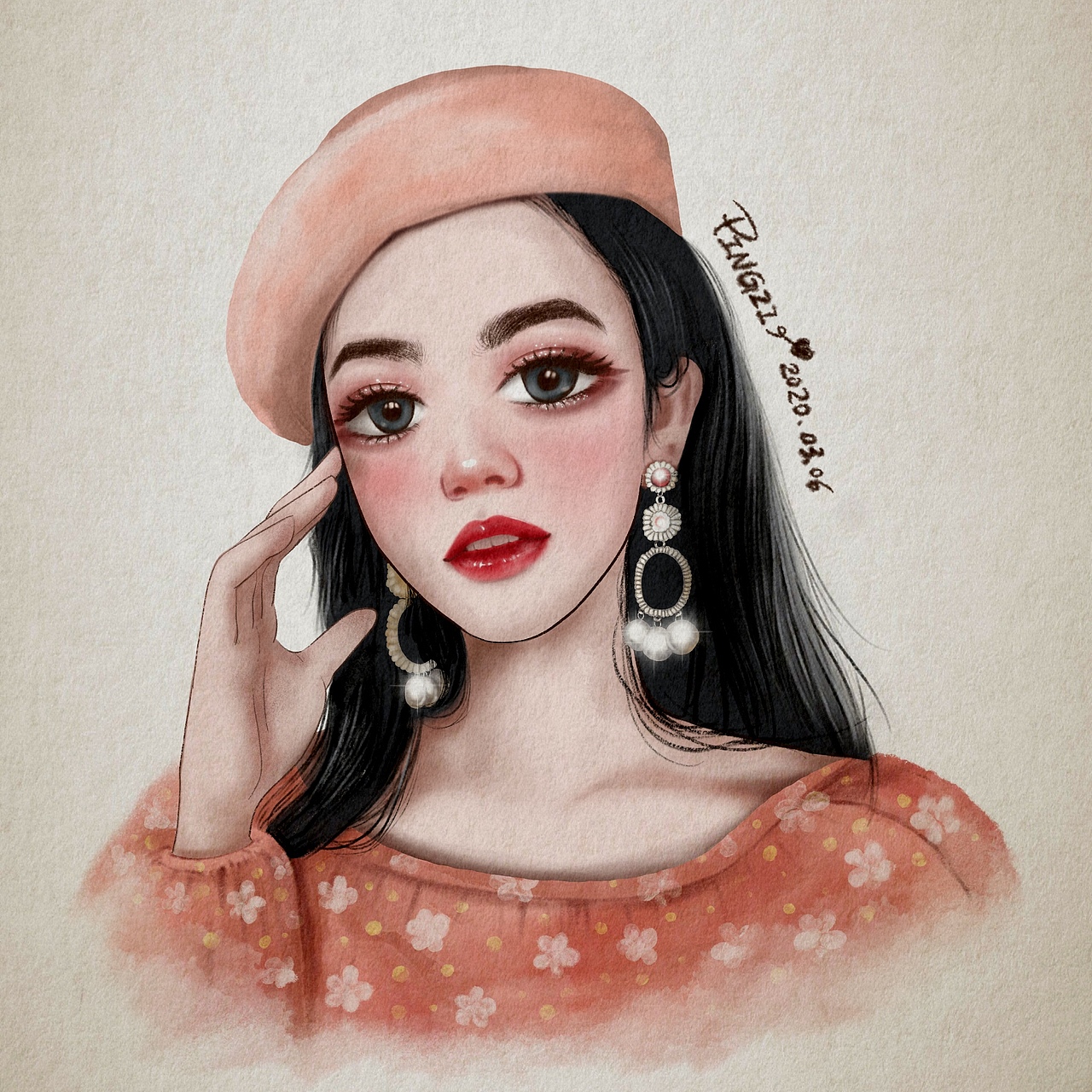 procreate小姐姐