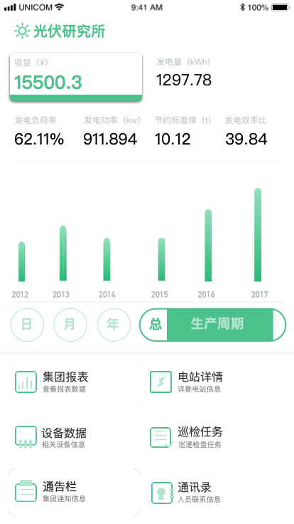 光伏研究所UI&&UE设计（图ZMTM4NDEzMTgw） - 交互/UE - 站酷设计师苗仔儿原创素材 - 站酷ZCOOL