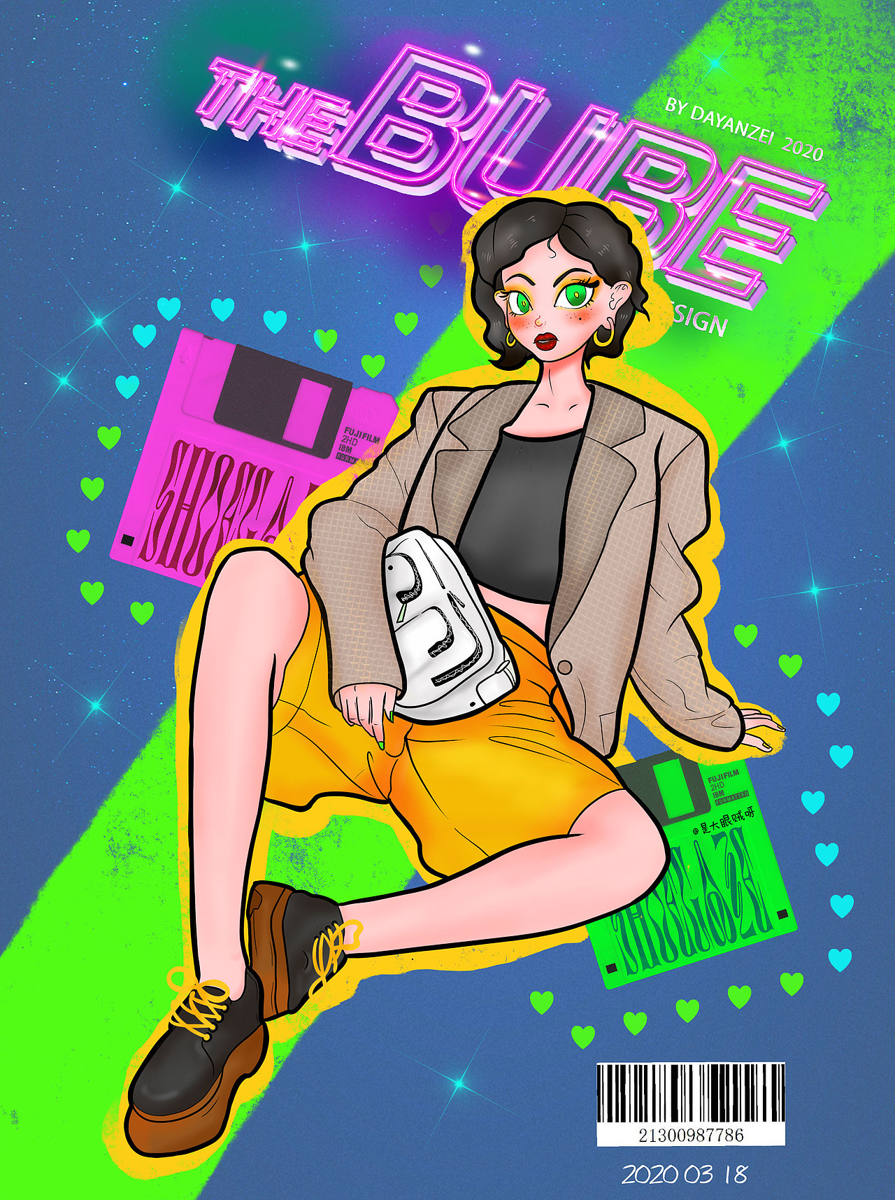 穿搭插画 每日一练