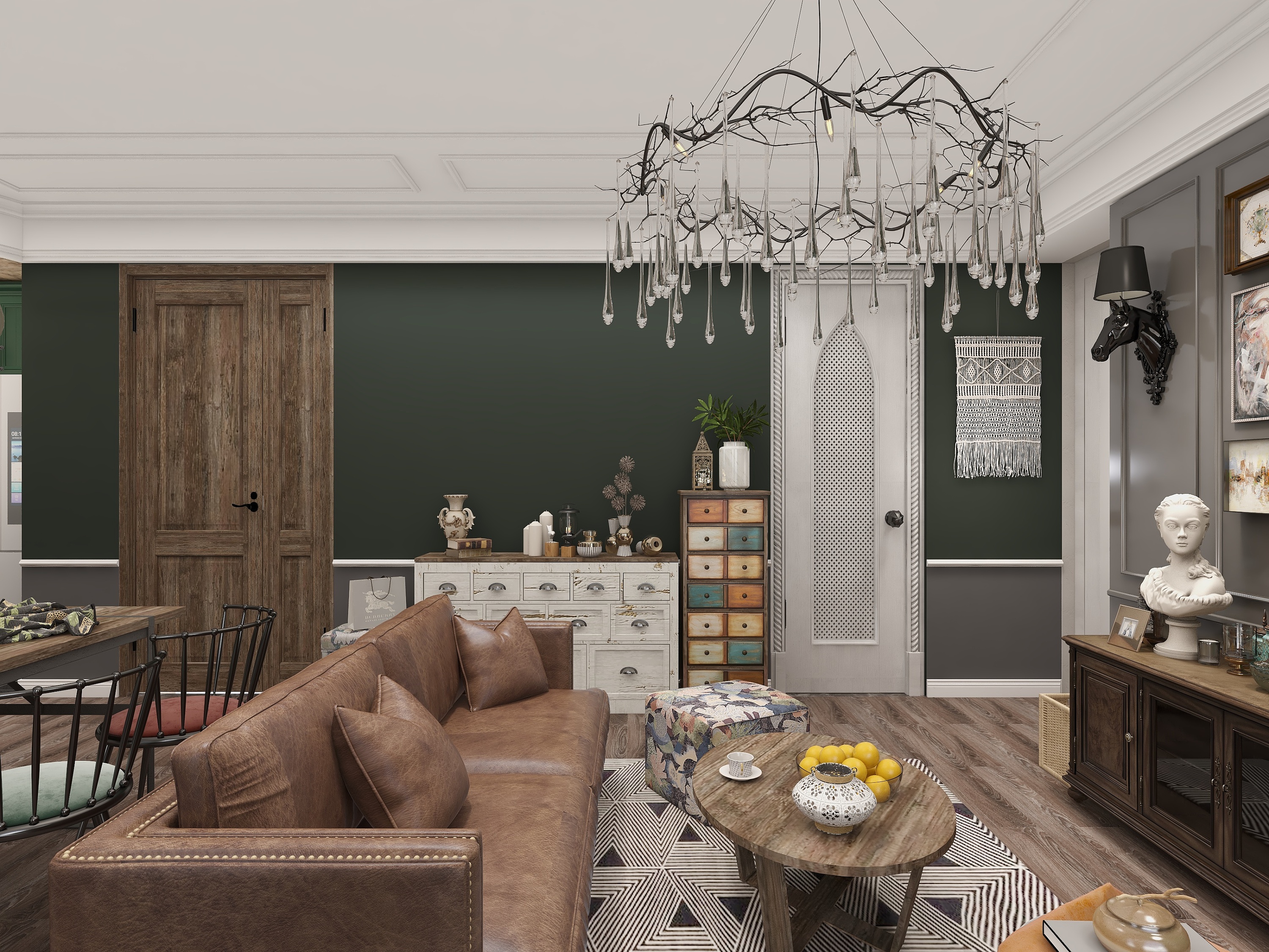 总结下近半年输出的室内设计场景高清单图,风格多样