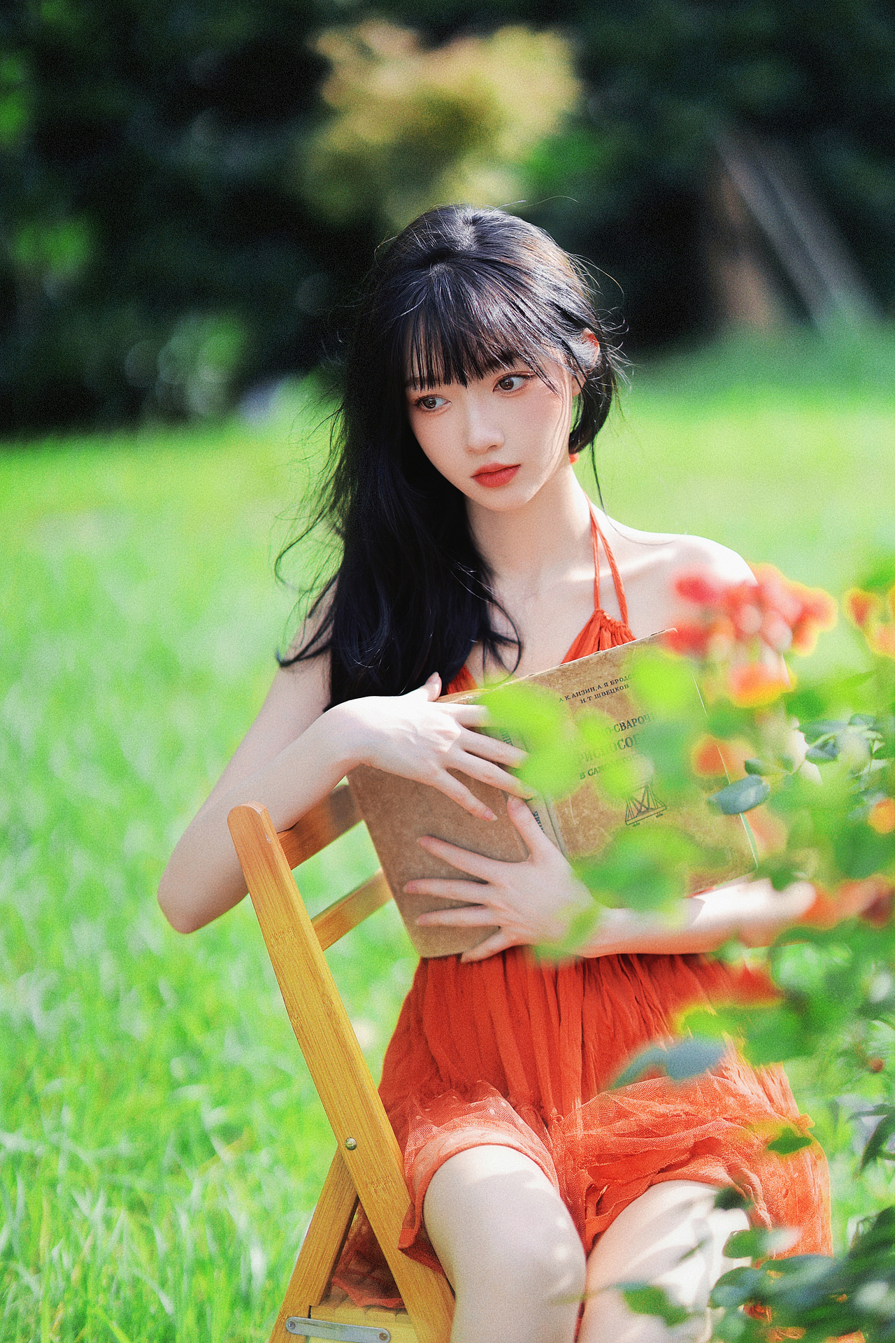 红裙少女写真（图ZMzEwNjQ5MTc2） - 人像摄影 - 站酷设计师流浪的维纳斯原创素材 - 站酷ZCOOL