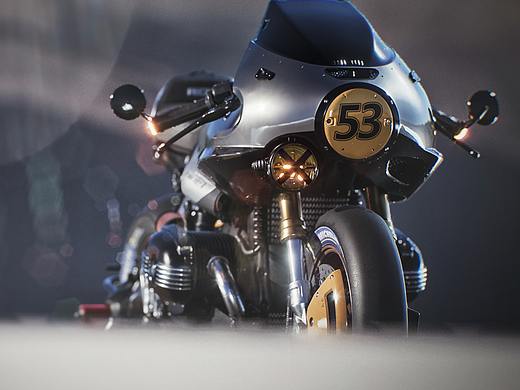 BMW R NINE T_改装_UE4