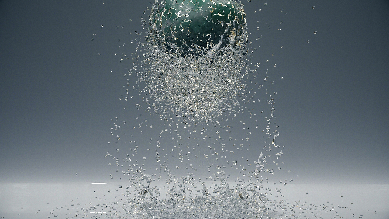 houdin水realflow模拟