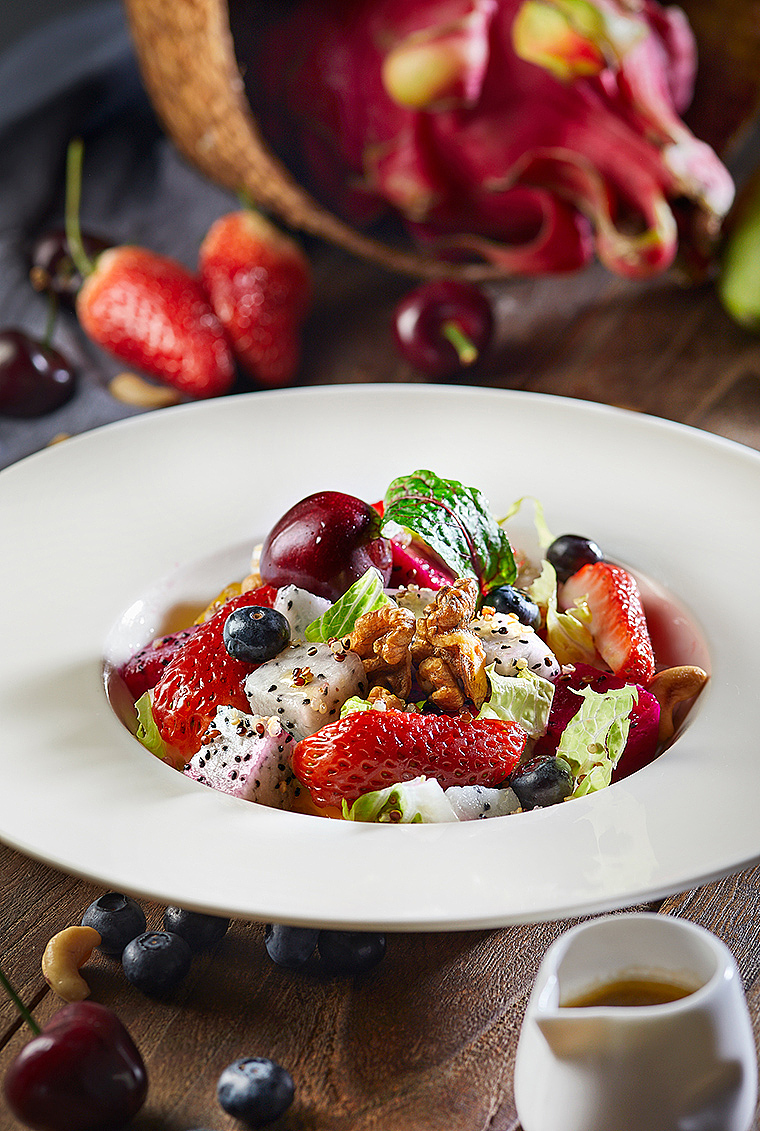 素食餐厅菜品拍摄