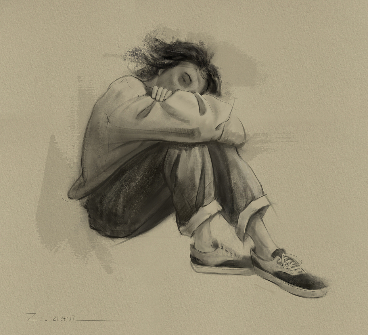 人物 插图 板绘练习