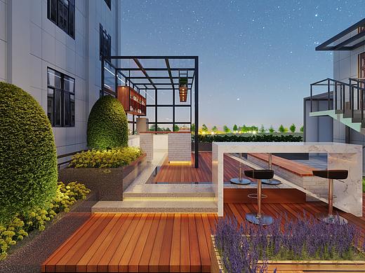 武汉理工大学楼顶花园设计方案 设计师 焦学杰