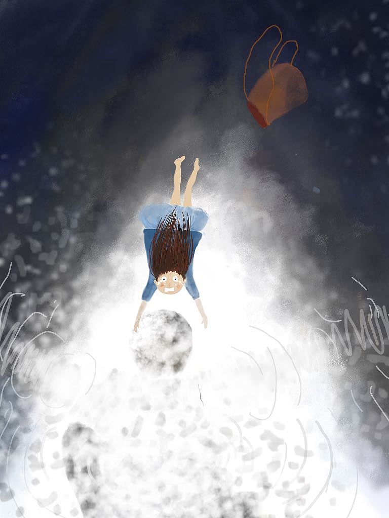 触不可及——插画（图ZMTM2MTAxNzUy） - 绘本 - 站酷设计师LIU珊原创素材 - 站酷ZCOOL