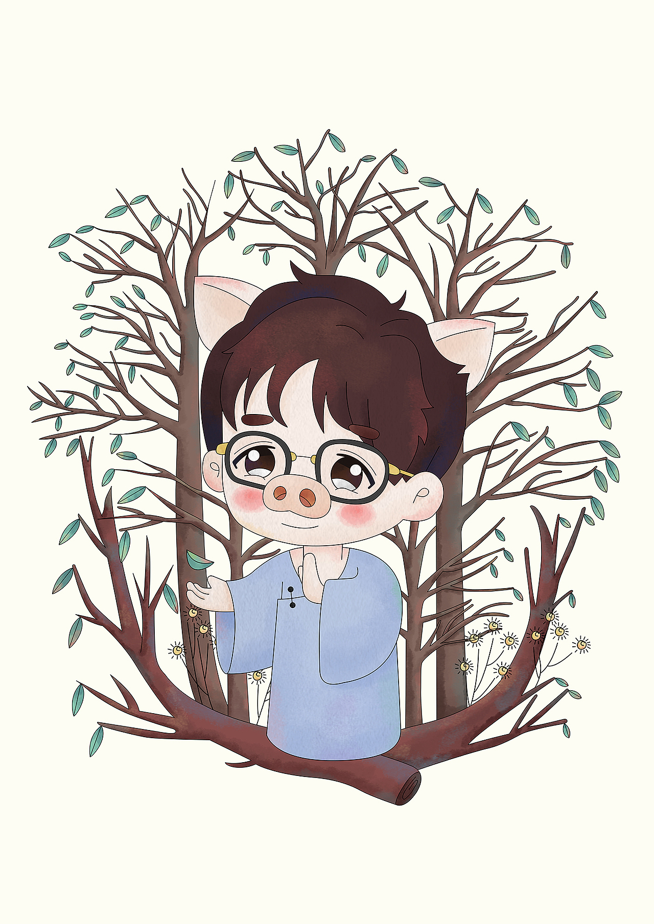 《岁月静好梦悠然》台历 猪小鹏