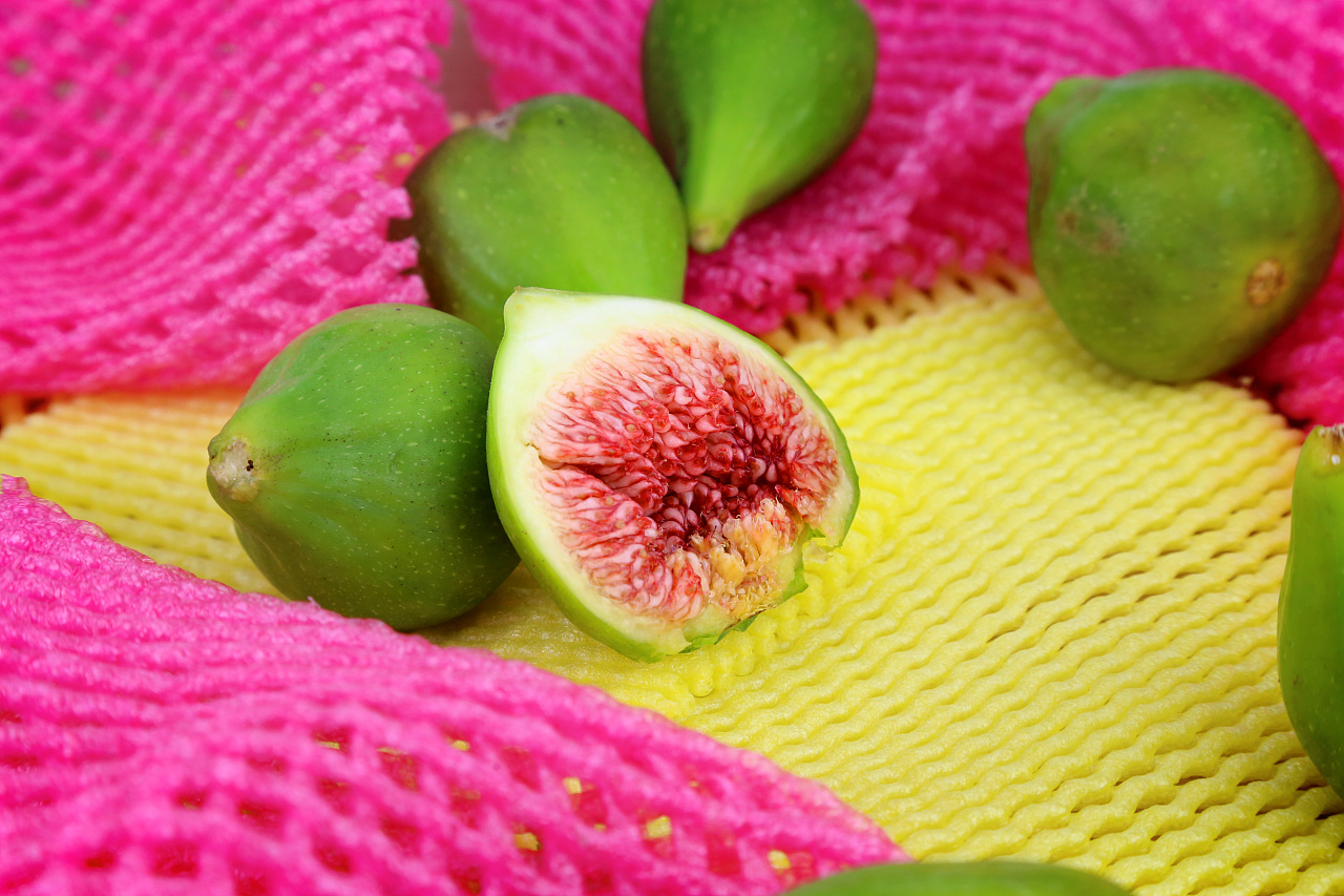 水果 特产 威海无花果 青皮无花果 摄影 拍摄