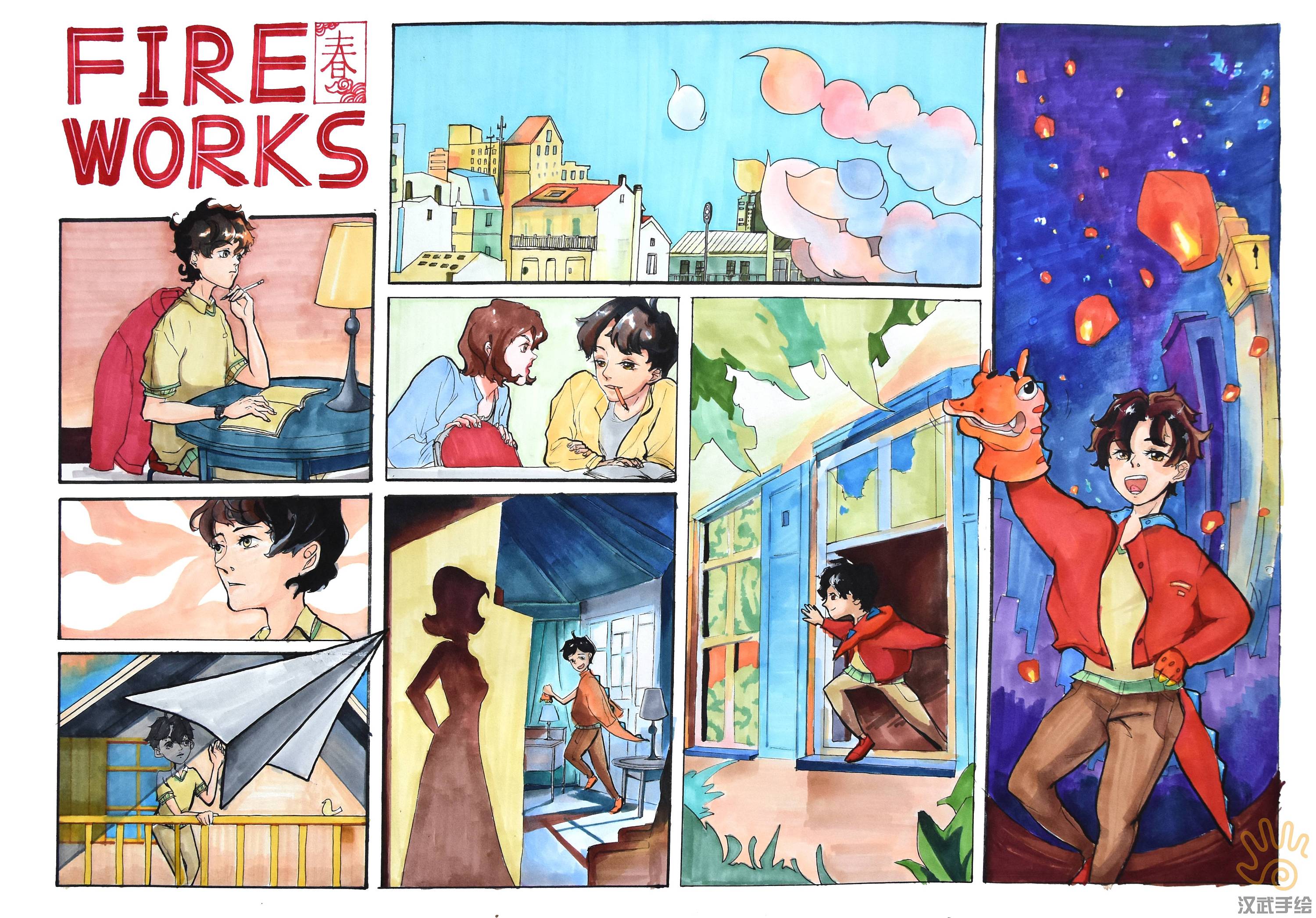 2019最新动漫人物设计手绘考研快题作品集合!