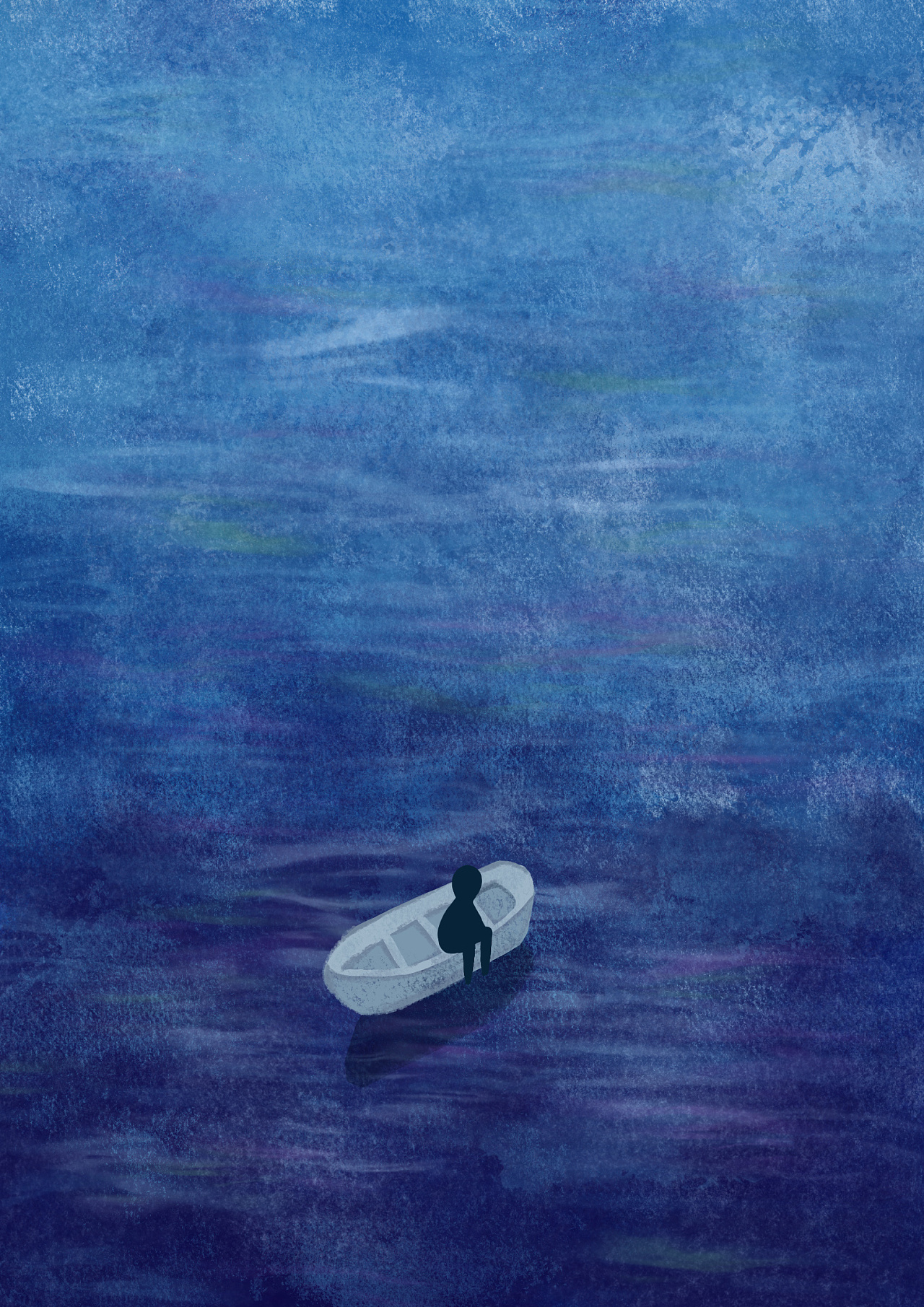 孤独|插画|艺术插画|糖峰霉 - 原创作品 - 站酷 (zcool)