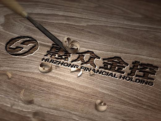 金融公司LOGO雕刻