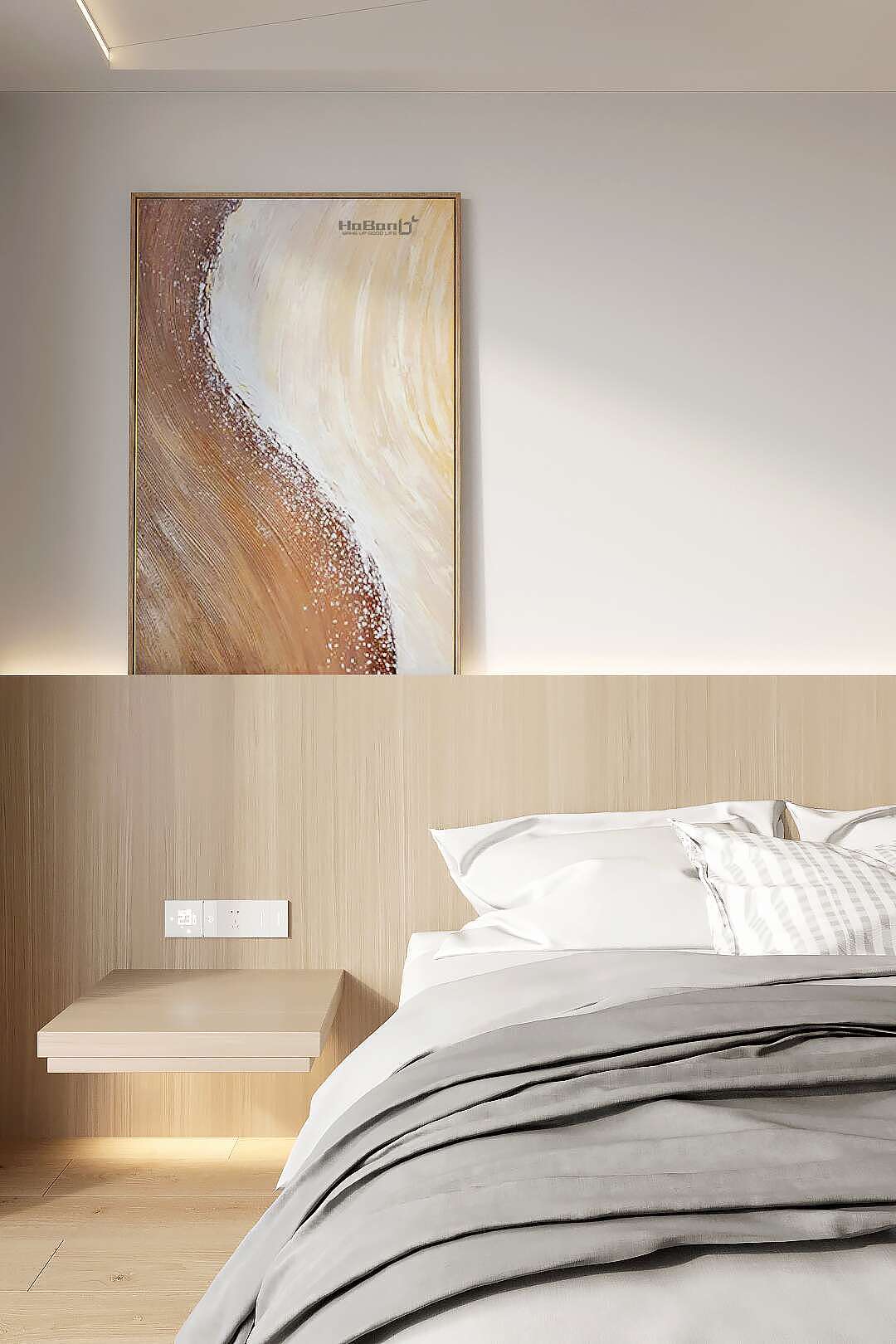 日式北欧全套客厅餐厅卧室效果图——花扮效果图（图ZMjgwNzA0MzQ4） - 家装设计 - 站酷设计师花扮空间效果图原创素材 - 站酷ZCOOL