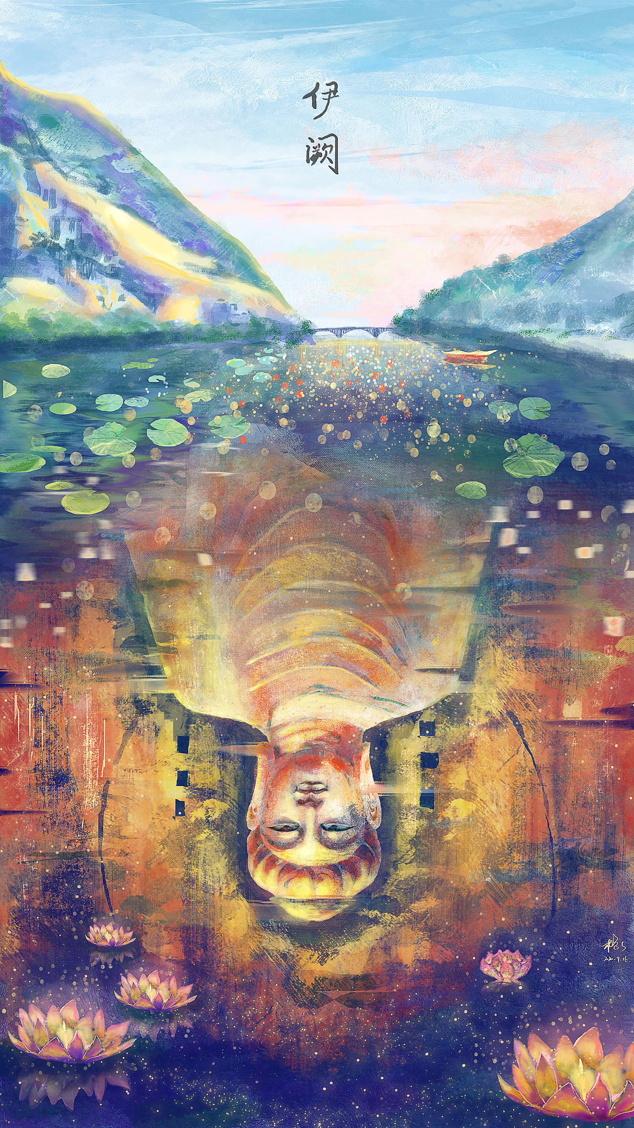 洛阳——龙门石窟（图ZMjI1MTcyNDM2） - 创作习作 - 站酷设计师hj格格原创素材 - 站酷ZCOOL