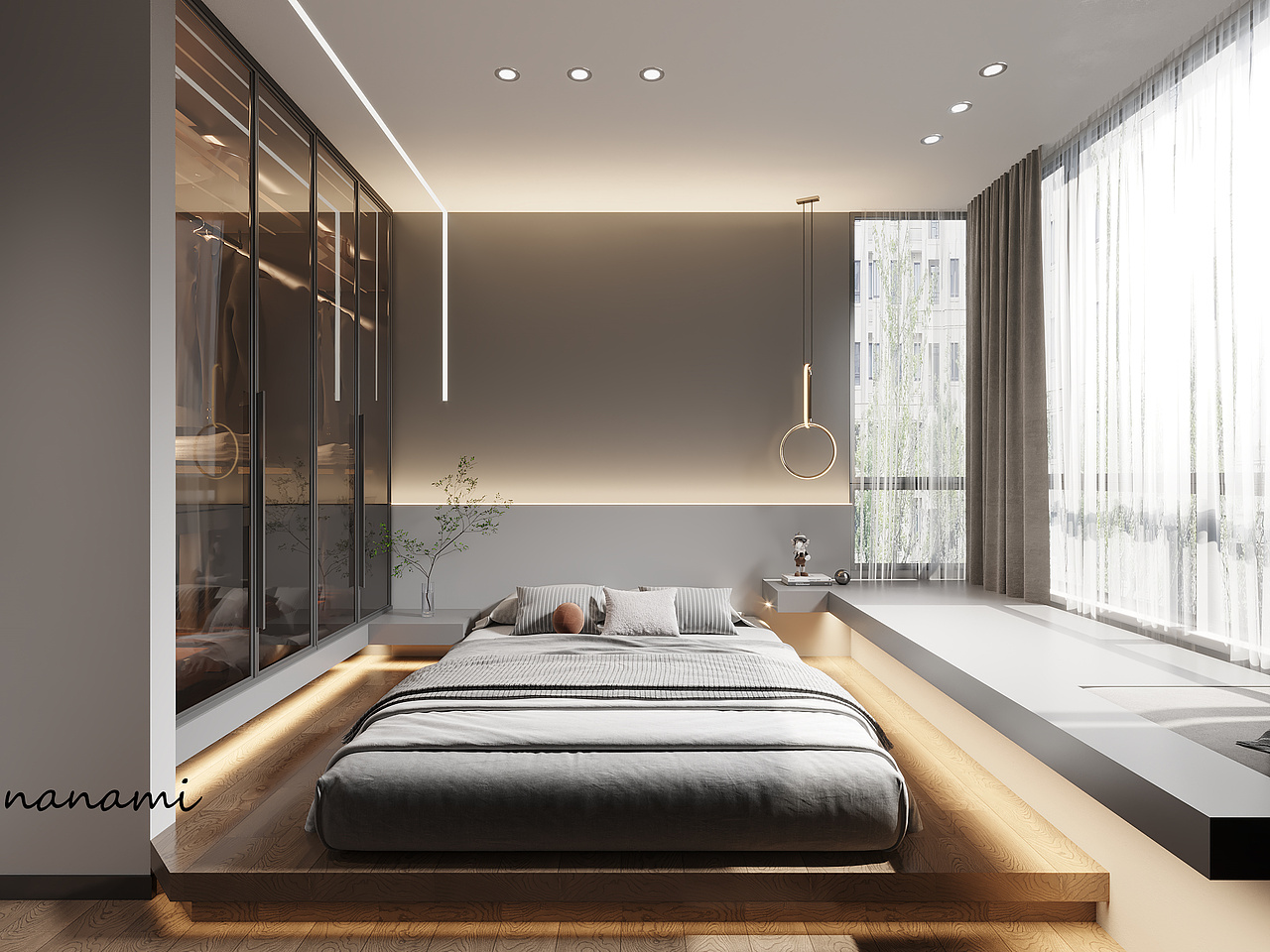 星夜设计||家装||现代轻奢黑白灰