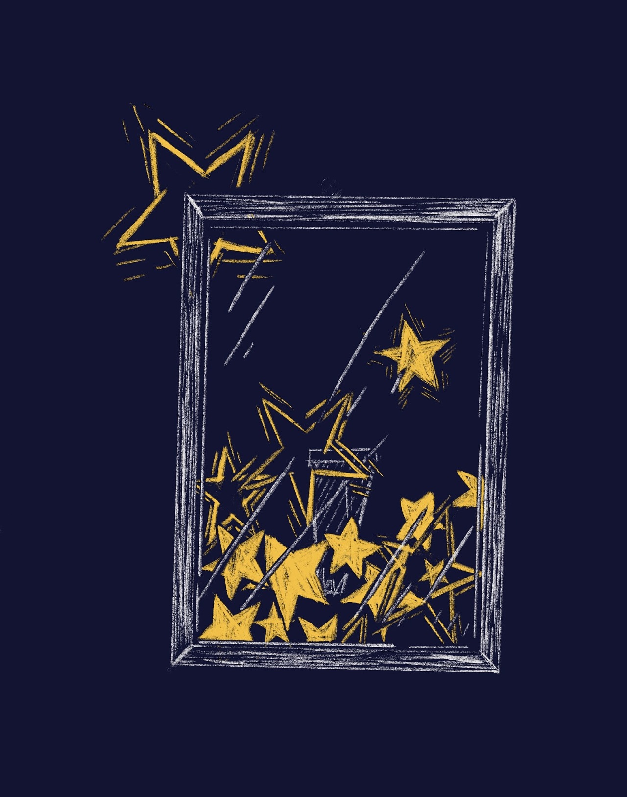 星星闪|插画|插画习作|啊啦啦com - 原创作品 - 