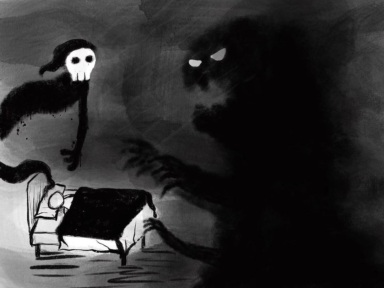 失眠日记(插画)