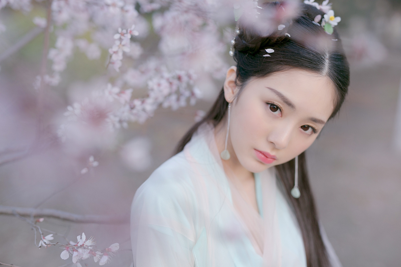 每日一更-唯美桃花古风调色