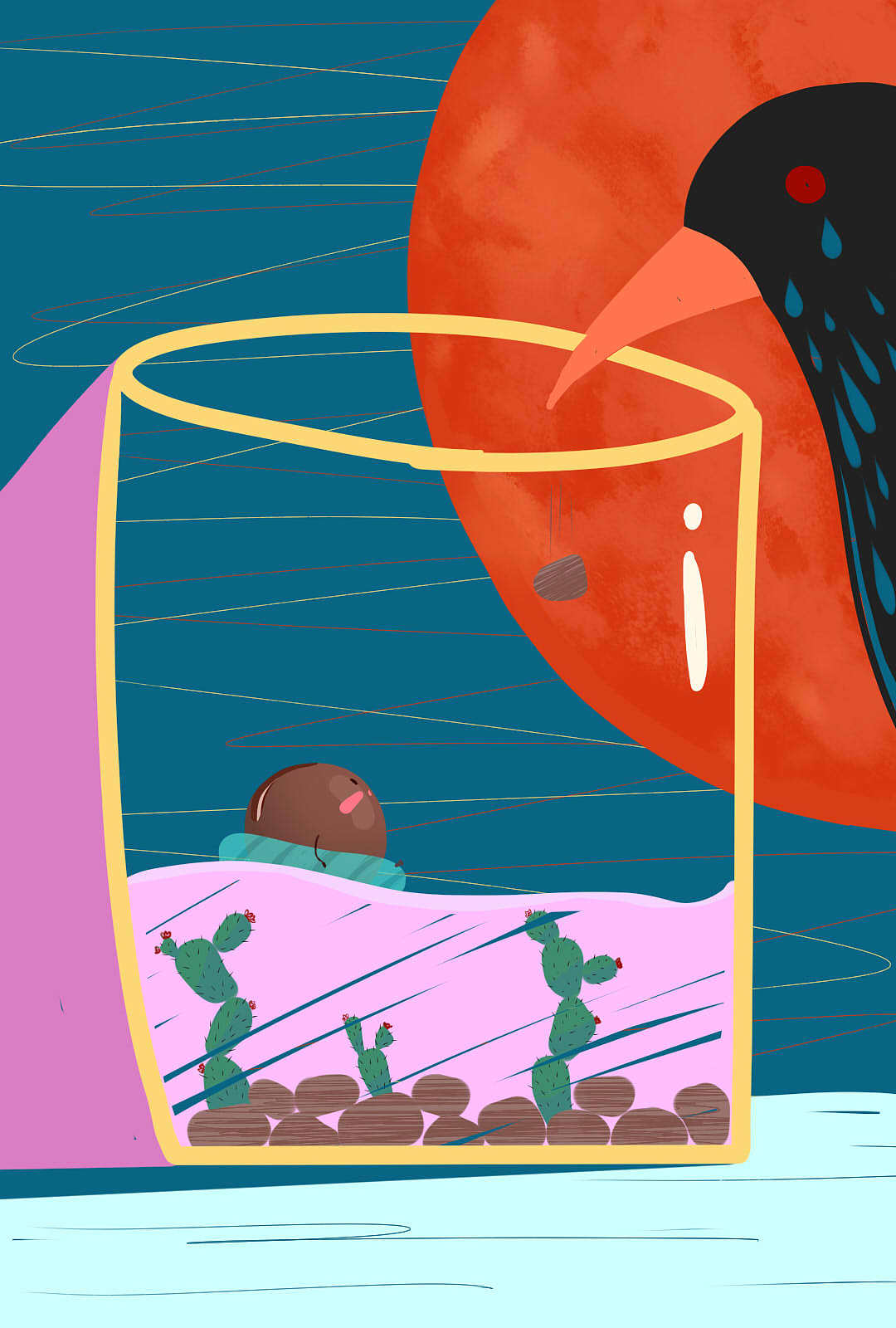 饲养乌鸦的夏威夷果