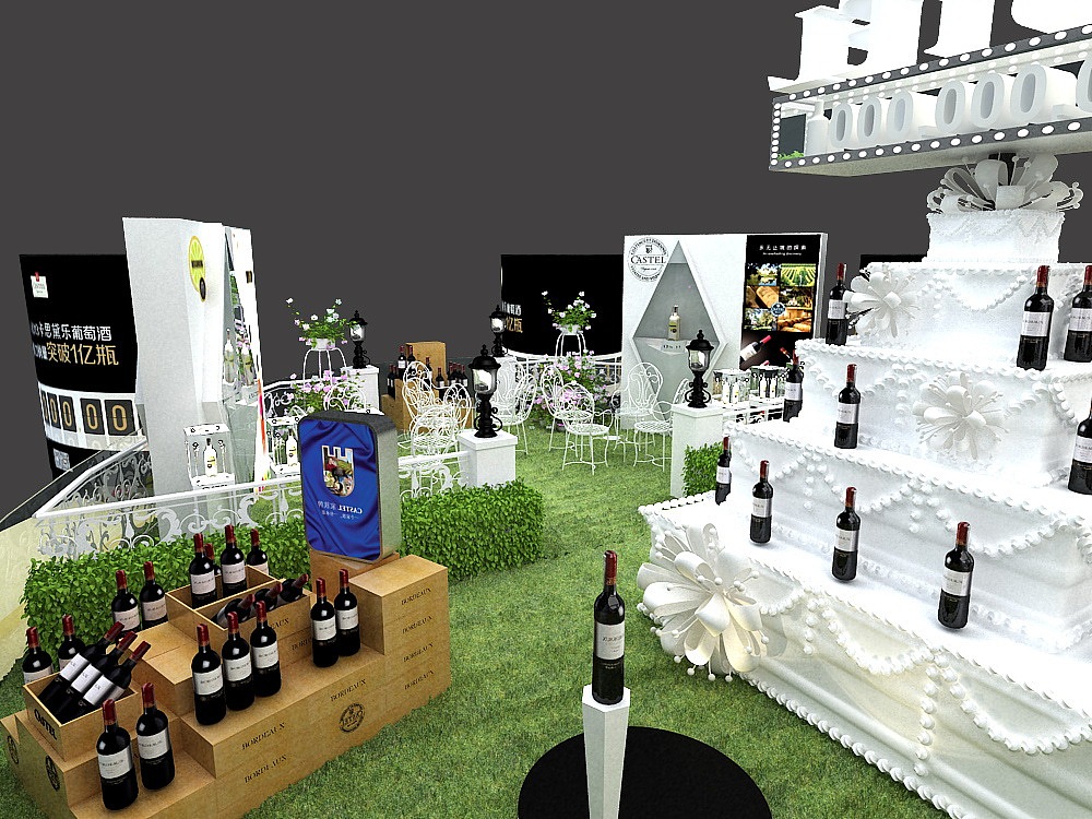 展会展台设计（图ZMjQ2NDEwOTY=） - 品牌 - 站酷设计师jerryhou530原创素材 - 站酷ZCOOL