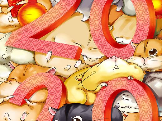 元旦（个人主页-ZNDMzNjcyNzI=） - 商业插画 - 站酷设计师吾梦子原创素材 - 站酷ZCOOL